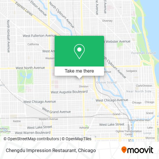 Chengdu Impression Restaurant map