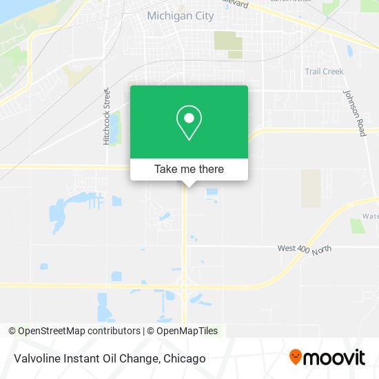 Mapa de Valvoline Instant Oil Change