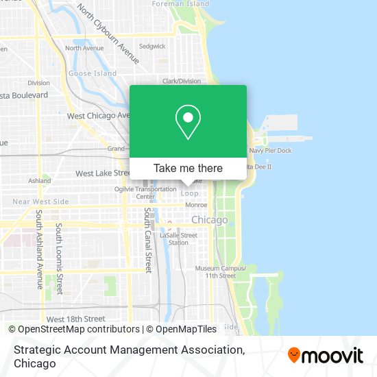 Strategic Account Management Association map