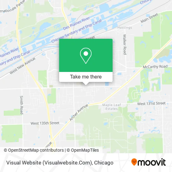 Visual Website (Visualwebsite.Com) map