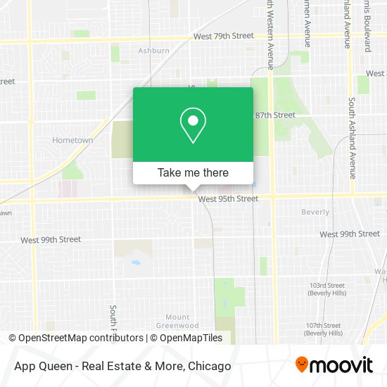 App Queen - Real Estate & More map