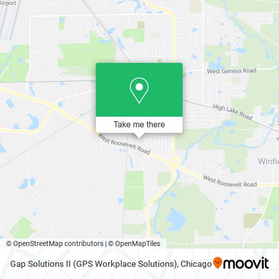 Gap Solutions II (GPS Workplace Solutions) map