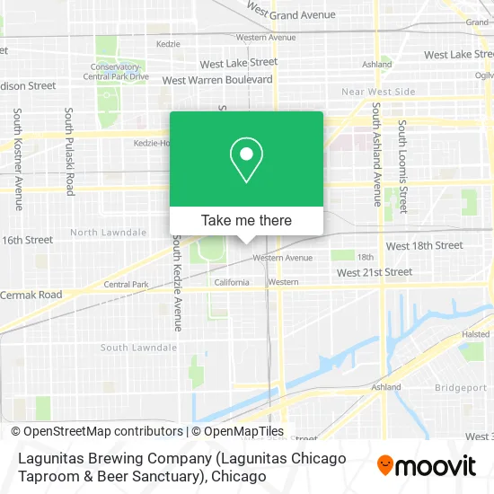 Mapa de Lagunitas Brewing Company (Lagunitas Chicago Taproom & Beer Sanctuary)