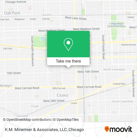 Mapa de K.M. Minemier & Associates, LLC