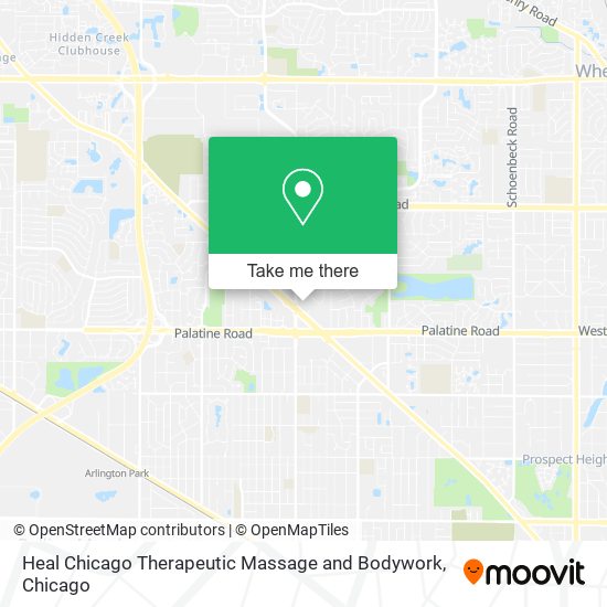 Mapa de Heal Chicago Therapeutic Massage and Bodywork