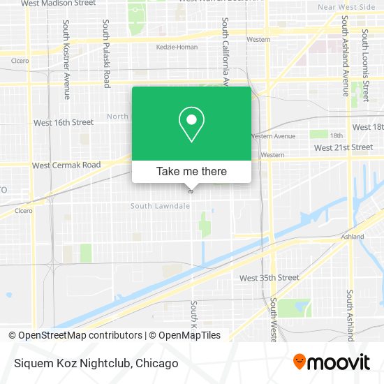 Siquem Koz Nightclub map