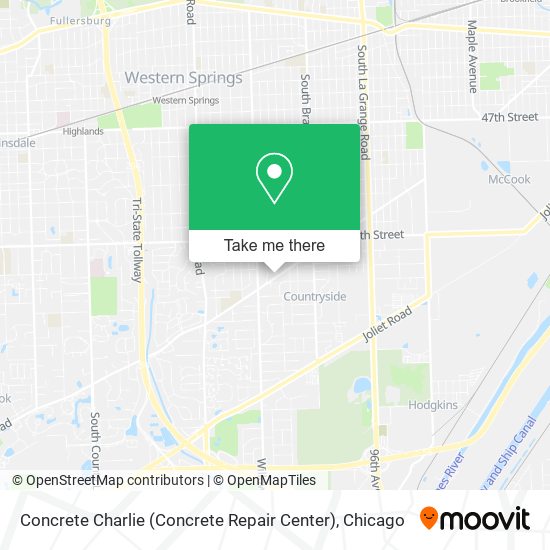 Concrete Charlie (Concrete Repair Center) map