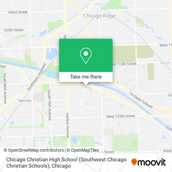 Chicago Christian High School (Southwest Chicago Christian Schools) map