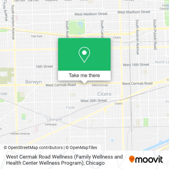 Mapa de West Cermak Road Wellness (Family Wellness and Health Center Wellness Program)