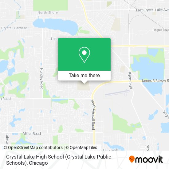 Mapa de Crystal Lake High School (Crystal Lake Public Schools)