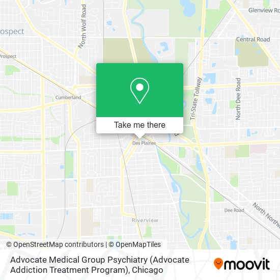 Mapa de Advocate Medical Group Psychiatry (Advocate Addiction Treatment Program)