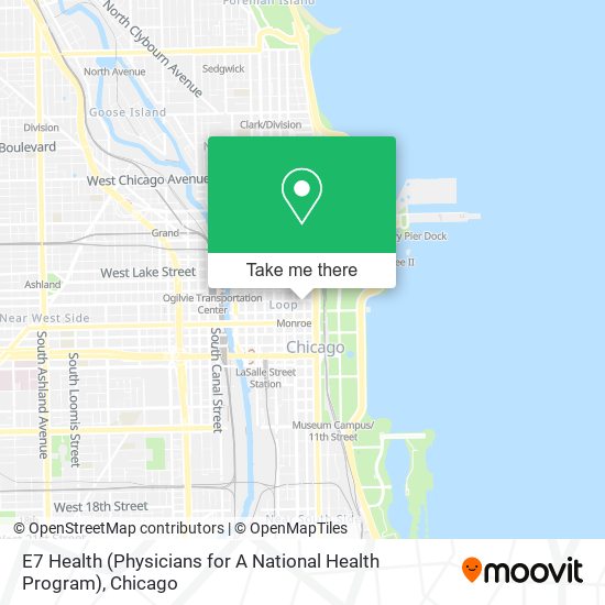 E7 Health (Physicians for A National Health Program) map