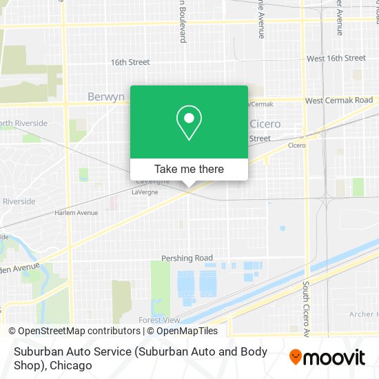 Suburban Auto Service (Suburban Auto and Body Shop) map