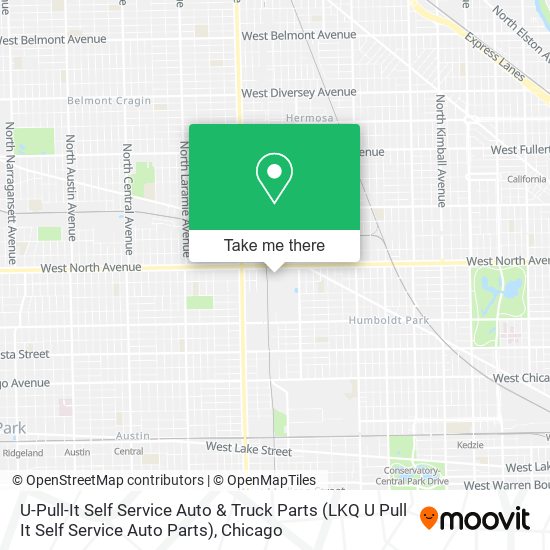 Mapa de U-Pull-It Self Service Auto & Truck Parts