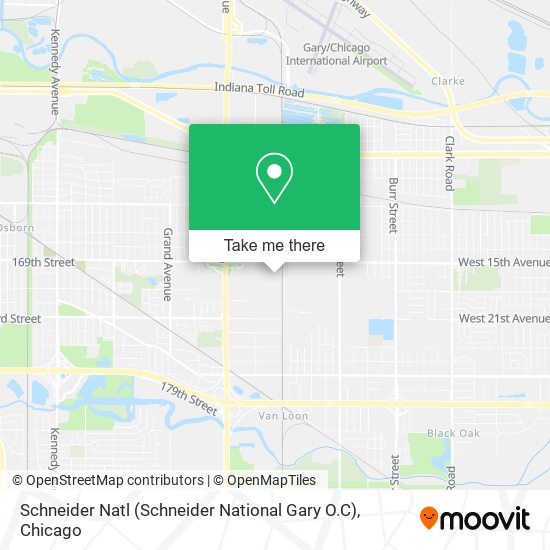 Schneider Natl (Schneider National Gary O.C) map