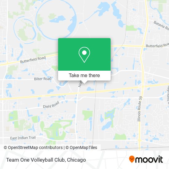Team One Volleyball Club map