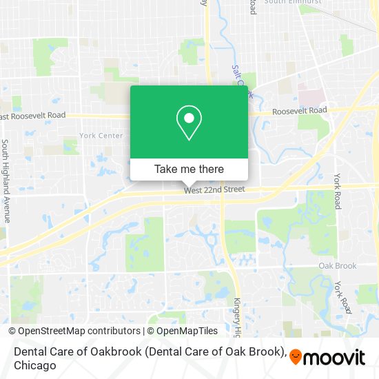 Mapa de Dental Care of Oakbrook (Dental Care of Oak Brook)