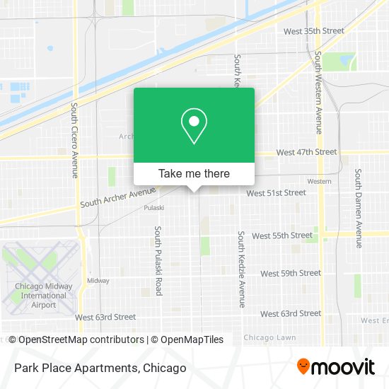 Mapa de Park Place Apartments