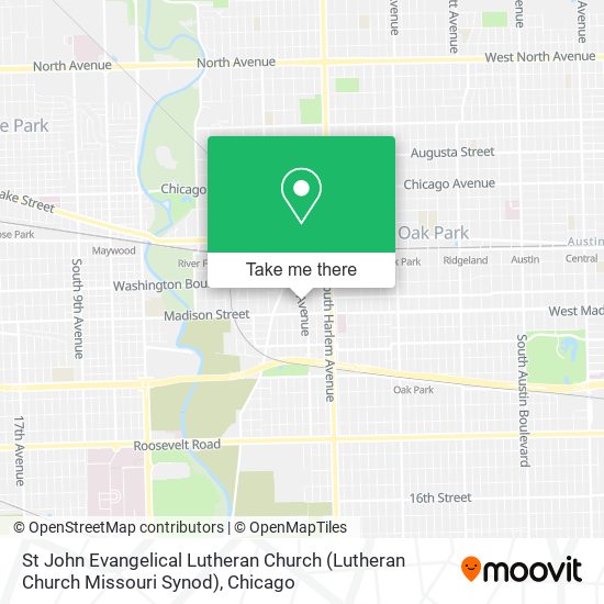 St John Evangelical Lutheran Church (Lutheran Church Missouri Synod) map