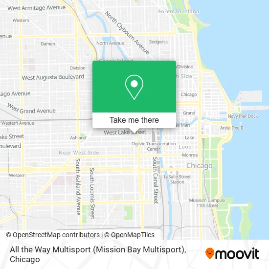 All the Way Multisport (Mission Bay Multisport) map