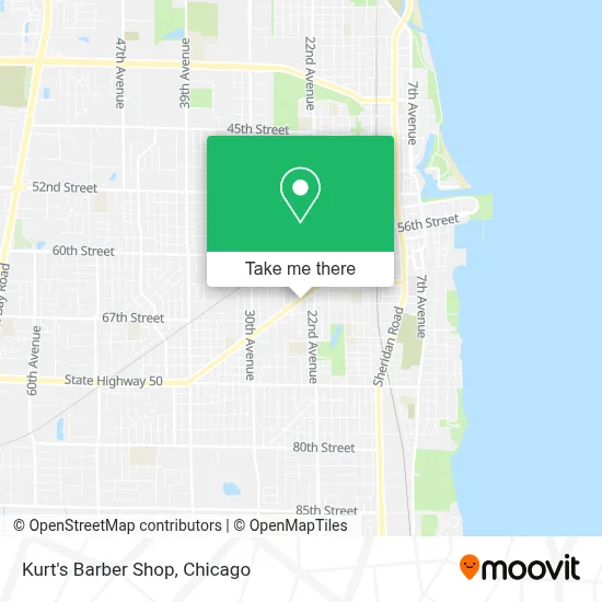 Kurt's Barber Shop map