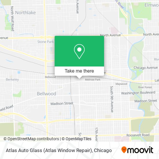 Atlas Auto Glass (Atlas Window Repair) map