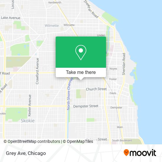 Mapa de Grey Ave
