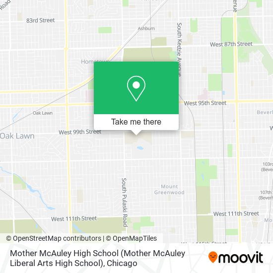 Mother McAuley High School (Mother McAuley Liberal Arts High School) map