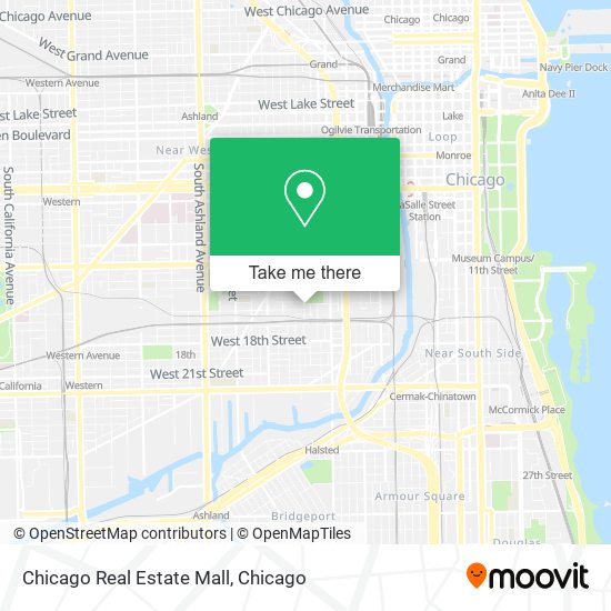 Mapa de Chicago Real Estate Mall