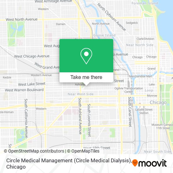 Circle Medical Management (Circle Medical Dialysis) map