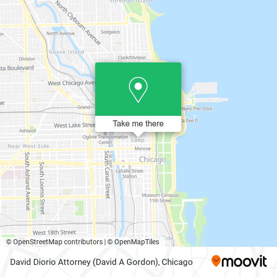 Mapa de David Diorio Attorney (David A Gordon)