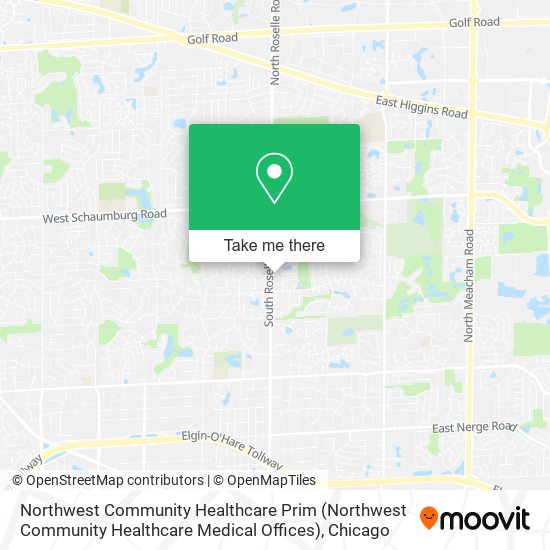 Mapa de Northwest Community Healthcare Prim (Northwest Community Healthcare Medical Offices)