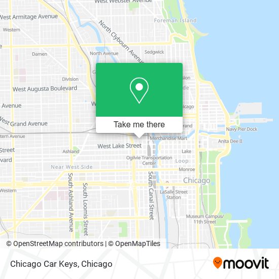 Chicago Car Keys map