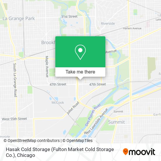 Hasak Cold Storage (Fulton Market Cold Storage Co.) map