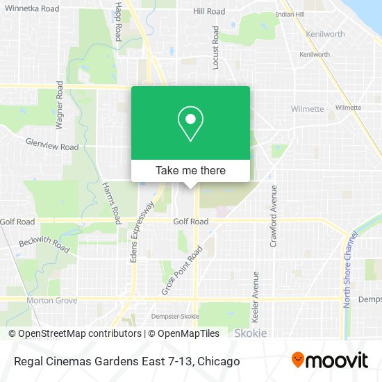 Regal Cinemas Gardens East 7-13 map