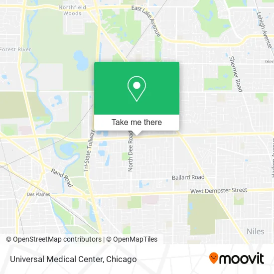 Universal Medical Center map