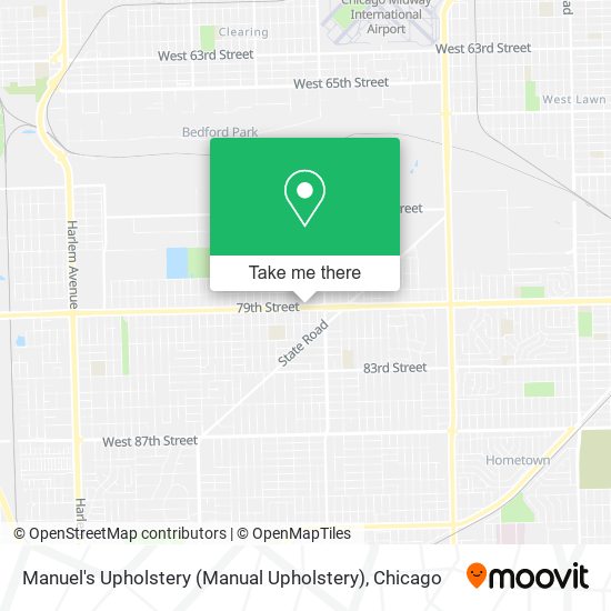 Manuel's Upholstery (Manual Upholstery) map