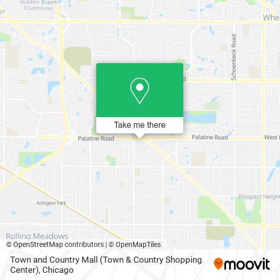 Mapa de Town and Country Mall (Town & Country Shopping Center)