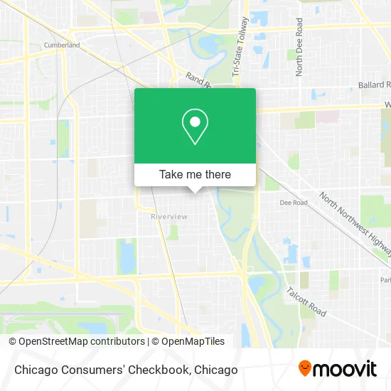Chicago Consumers' Checkbook map