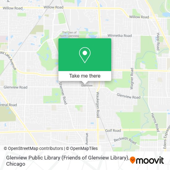 Mapa de Glenview Public Library (Friends of Glenview Library)
