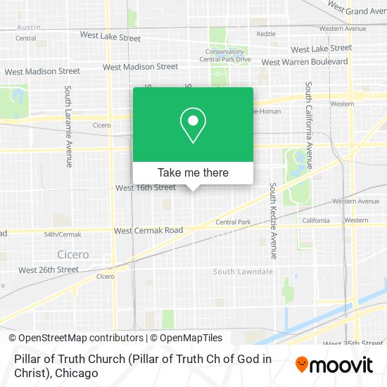 Mapa de Pillar of Truth Church (Pillar of Truth Ch of God in Christ)