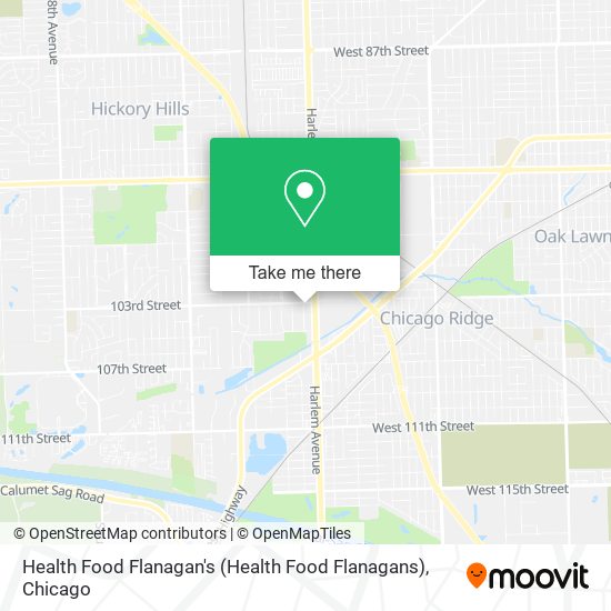 Health Food Flanagan's (Health Food Flanagans) map