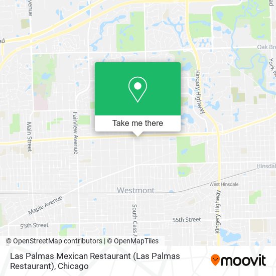 Mapa de Las Palmas Mexican Restaurant