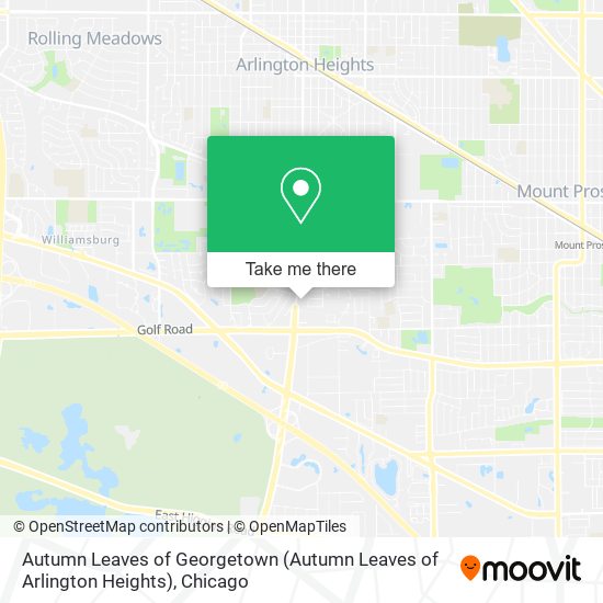 Autumn Leaves of Georgetown (Autumn Leaves of Arlington Heights) map