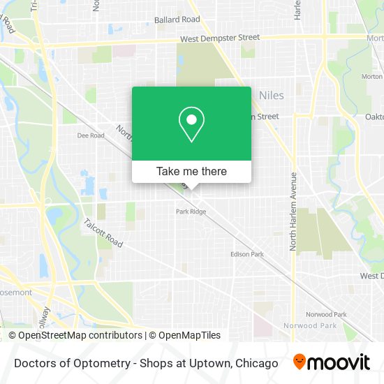 Mapa de Doctors of Optometry - Shops at Uptown