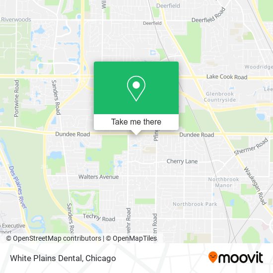 White Plains Dental map