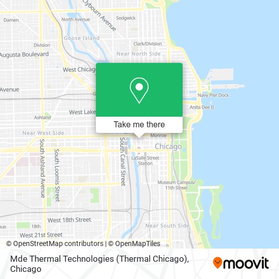 Mapa de Mde Thermal Technologies (Thermal Chicago)