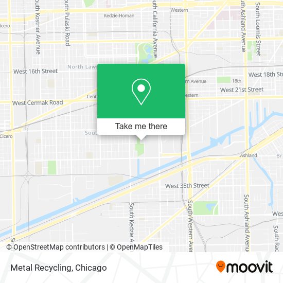 Metal Recycling map