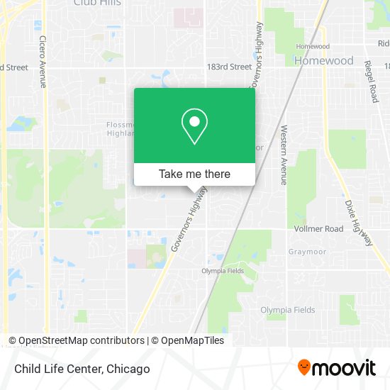 Child Life Center map