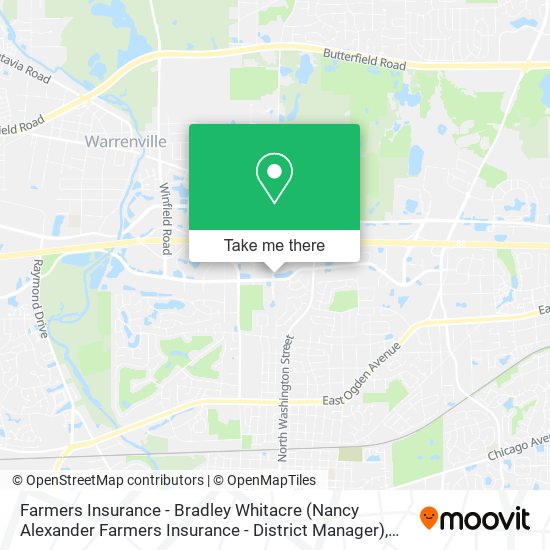 Mapa de Farmers Insurance - Bradley Whitacre (Nancy Alexander Farmers Insurance - District Manager)